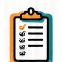 Icon of a clipboard with a checkmark, representing personalized plans